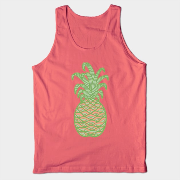 Good Luck Pineapple - UnBlink Studio by Jackie Tahara Tank Top by UnBlink Studio by Jackie Tahara